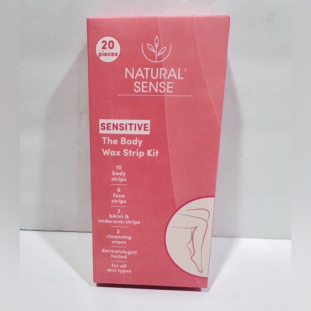 Pink Body Wax Strip Kit